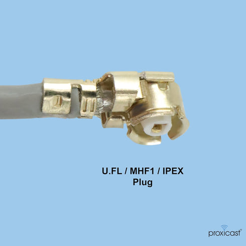 Proxicast 8 inch U.FL to SMA Female Ultra Low-Loss Coaxial Pigtail Jumper Cable for 4G, LTE, 5G, Bluetooth