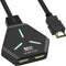 AUKOKIOULA HDMI Splitter 1 in 2 Out Duplicate/Mirror (Not Extend), 4K@60hz HDMI Splitter