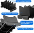 Acrylic Multi Device Organizer Stand, 4 Slots Desktop Storage Holder for Portable Charger Power Banks, Compatible with