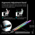 ICE COOREL Gaming Laptop Cooling Pad 15-17.3 Inch, Stand with 6 RGB Fans, Adjustable Height, LCD Screen, 2 USB Ports,