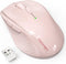 TECKNET Wireless Mouse, 2.4G USB Computer Mouse with 6-Level Adjustable 4800 DPI, Ergonomic Grips, Pink