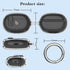 Beats Studio Buds/Plus Case Cover, Clear 2021/2023 with Lock Clip and Clean Kit, GARTOO Protective Case for Studio Bud
