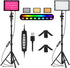 EMART RGB LED Photography Light with 51 inch Extendable Selfie Stick & Tripod