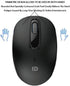 MiraCase Comfortable 2.4 GHz Long Range Silent Wireless Mouse, 1600 DPI, 30ft Working Distance, Battery Included (Black)