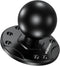1.5" Ball Mount with Aluminum Alloy Round Plate, Universal Mounting Base with AMPS Holes for Garmin, Lowrance,