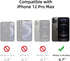 for iPhone 12 Pro Max Phone Case, Shockproof iPhone 12 Pro Max Case, Military Grade Drop Protection, Protective Hard Back Slim Translucent Case for iPhone 12Pro Max 6.7'', Frosted Green