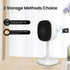 WiFi Indoor Camera for Home Security, 24/7 Recording, SD Card/Cloud Storage, Night Vision, AI Detection