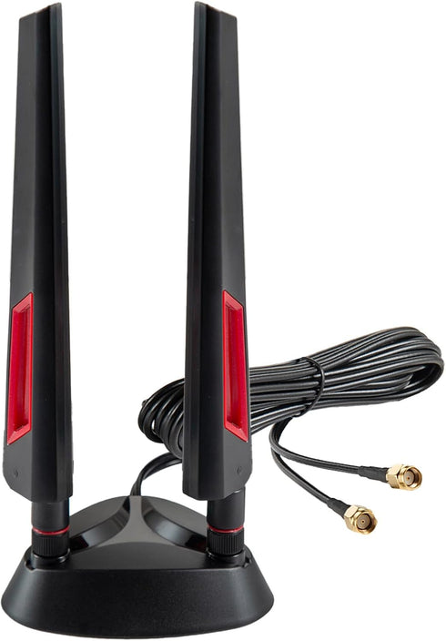 eifagur WiFi 6 6E Tri-Band 2.4GHz/5GHz/6E Magnetic Base Antenna for PC Desktop Computer
