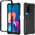 360 Full-Body Soft TPU Bumper Case for TCL 50 XE with Tempered Glass Screen Protector, Shockproof Protective Cover,