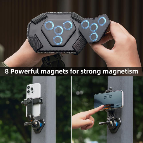 SOH Mingying 17/16/15/14 Upgraded Magnetic Phone Chest Strap Harness Mount, Magnetic Phone Chest Mount Harness Strap