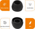 uxcell 50 Pcs Soft Silicone Replacement Earbud Tips, Portable 10 x 8mm Ear Tips for Earphone Headsets Accessories, Earbuds Covers with 5mm Inner Hole for Fit Most in-Ear Earbuds, Black