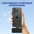 CHARGEWORX Portable Power Bank, 5,000 mAh Battery Capacity, Fast Charging, Small Compact Design, Black