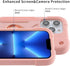 MARKILL Compatible with iPhone 13 Pro Max Case, 6.7 Inch with Ring Stand, Heavy-Duty Military Grade Shockproof Cover