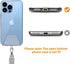 CACOE Phone Lanyard 2 Pack with Adjustable Neck Strap and Phone Patches, Universal Multifunctional Lanyards for Most