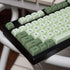 mintcaps Matcha Green PBT Keycaps Set 124 Keys Custom Cute XDA Profile Dye-Sublimation for 60% 65% 70% 75% 100%