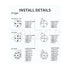 M12 8 Pin A-Coding Male to Female Connector, Waterproof Shielded Signal Aviation Cable for Industrial Camera