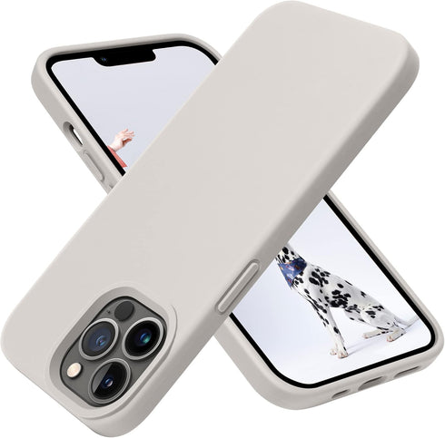 OTOFLY iPhone 13 Pro Case, Liquid Silicone Slim Protective Shockproof Cover with Anti-Scratch Microfiber Lining, 6.1