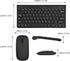 Mini Wired Keyboard and Mouse Set, Compact Size, USB Keyboard Optical Mouse Combo, Black