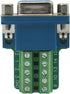HDB15 3+6 HDMI Female to VGA Female D-SUB 15 Pin Terminal Connector, DB15 Adapter with Case
