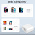 USB Wall Charger, 3 Pack 3-Port Charging Block Compatible with iPhone, iPad, Samsung Galaxy, LG