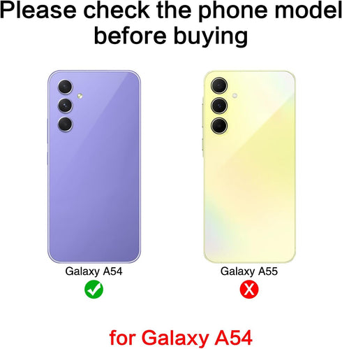 2PCS Galaxy A54 Back Rear Camera Lens Glass Replacement, ASDAWN for Samsung Galaxy A54 with Free Lens Film & Repair Tool