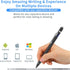 Stylus for Samsung Galaxy Tab A - EVACH Rechargeable Digital Pencil, 1.5mm Ultra Fine Tip, Black