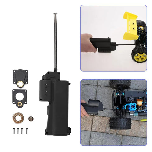 70111A 540 1/10 Tiiyee RC Handheld Power Starter, Electric Start Drill Backplates Cover Wand Replacement Metal Starter