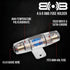 8 2-Channel BAK82 Belva True Gauge AWG Premium CCA Complete Amplifier Wiring Kit with OFC RCA Cable - RED