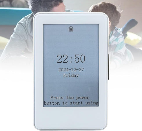 VELATEMOR 2.7 Inch MP3 Ink Screen Book Reader, EInk Display, Portable Electric Reader with Touchscreen, BT Player, Long