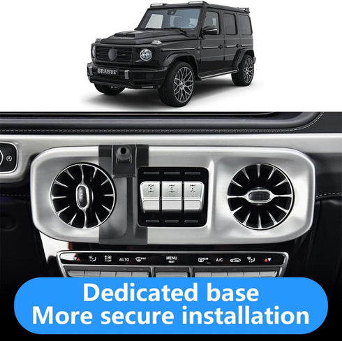 LUNQIN 2019 2020 2021 2022 2023 2024 G550 G500 G63 G55 W463 Car Phone Holder for Mercedes-Benz G-Class G Wagon AMG Auto