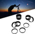 M48 Extension Tube Kit for Cameras and Eyepieces, Focal Lengths 3-30mm, M48X0.75 on Both Sides