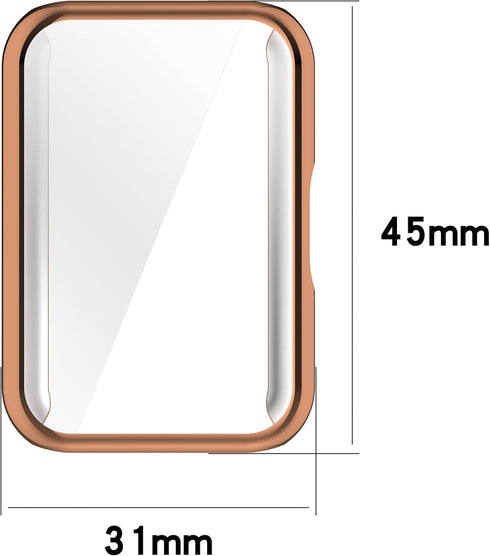 8Pack Screen Protector Compatible with Samsung Galaxy Fit 3 SM-R390 Cases ( Not for Galaxy Fit2/Galaxy Fit) Smartwatch Covers Scratched Resistant Screen Protectors intended for Samsung Galaxy Fit 3