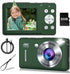 Gtonster Digital Camera, 44MP Compact Camera, FHD 1080P Point and Shoot Digital Cameras