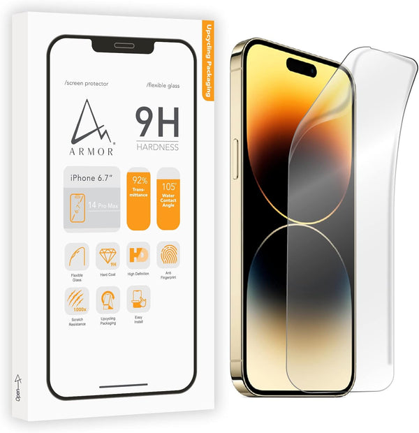ARMOR Flexible Glass Screen Protector 9H HD for iPhone 14 Pro Max
