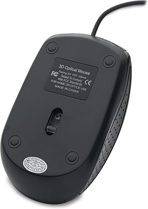 Verbatim Universal Wired Optical Mouse - Black