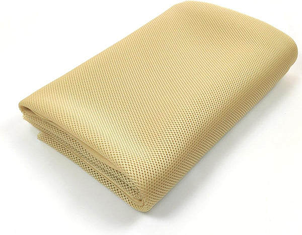 Speaker Grill Cloth Stereo Mesh Fabric for Speaker Repair, Yellow - 55 x 40 in / 140 x 100 cm