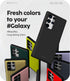 GOOSPERY Magnetic Door Bumper for Galaxy S22 Ultra Case, Black Card Holder Wallet with Easy Magnet Auto Closing