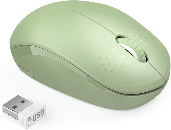 seenda Wireless Mouse, 2.4G Noiseless Mouse with USB Receiver, Portable Computer Mice for PC, Tablet, Laptop with