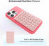 Double Sided Suction Cup Phone Mount,Silicone Suction Phone Case Adhesive Mount with Higher Suction Power for iPhone and Android, Phone Suction Grip for Selfies and Hands-Free Video,Transparent