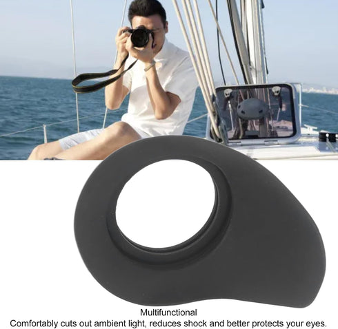 Denash pbgdau7kzg Eye Cup Eyepiece, Rubber Wide Application Viewfinder Eye Piece for Video Recording