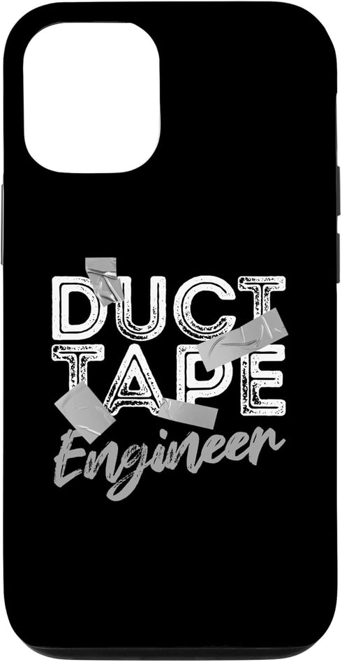 iPhone 13 Pro Duct Tape Engineer Case - Funny Handyman Mechanic Humor Renovation
