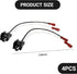 YYTQP 4 72-6512 1500 PCS Door Speaker Wiring Harness, Audio Speaker Wire Cable Compatible with Select Ram Dodge Durango