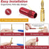 UCINNOVATE Speaker Terminal Connector Banana Plugs, 4PCS 24K Gold Plated 4mm for HiFi Connection to Amplifiers