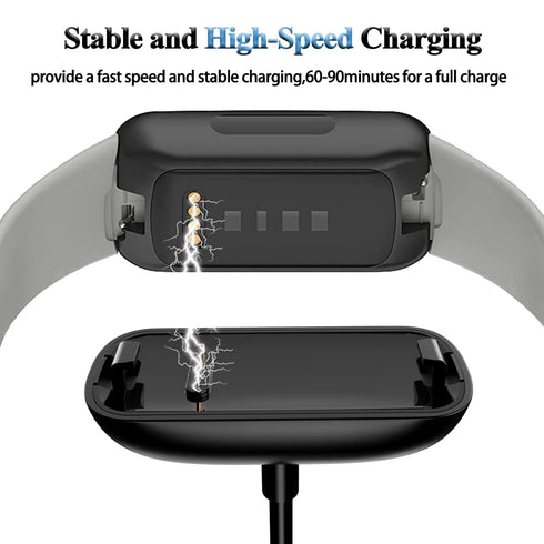 Meliya Charger Cable for Fitbit Inspire 3, Replacement USB Charging Cradle Dock Stand (3.3 ft)