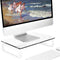 Hemudu Clear Computer Monitor Stand Riser Multi Media Desktop Stand for Flat