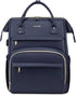 LOVEVOOK Leather Laptop Backpack for Women 15.6 inch,Travel Backpack Purse Nurse Teacher