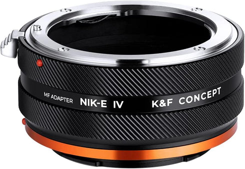 K&F Concept Lens Mount Adapter NIK-NEX IV Manual Focus for Nikon F Lens and Sony E Mount Camera Body