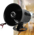 110dB DC 12V Wired Horn Alarm Siren Speaker Portable 15W / 20W Wired Antitheft Loudspeaker for Home Security