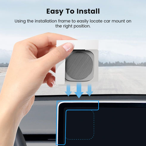 Phone Mount for Tesla Model 3 Model Y, Strong Magnetic MagSafe Car Mount Holder for Tesla Screen Monitor, Invisible