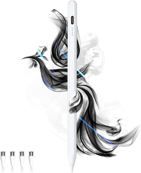 Stylus Pens for Touch Screens, Power-Display Tablet Pen, Magnetic Digital Touch Pen for iPhone/iPad/Android